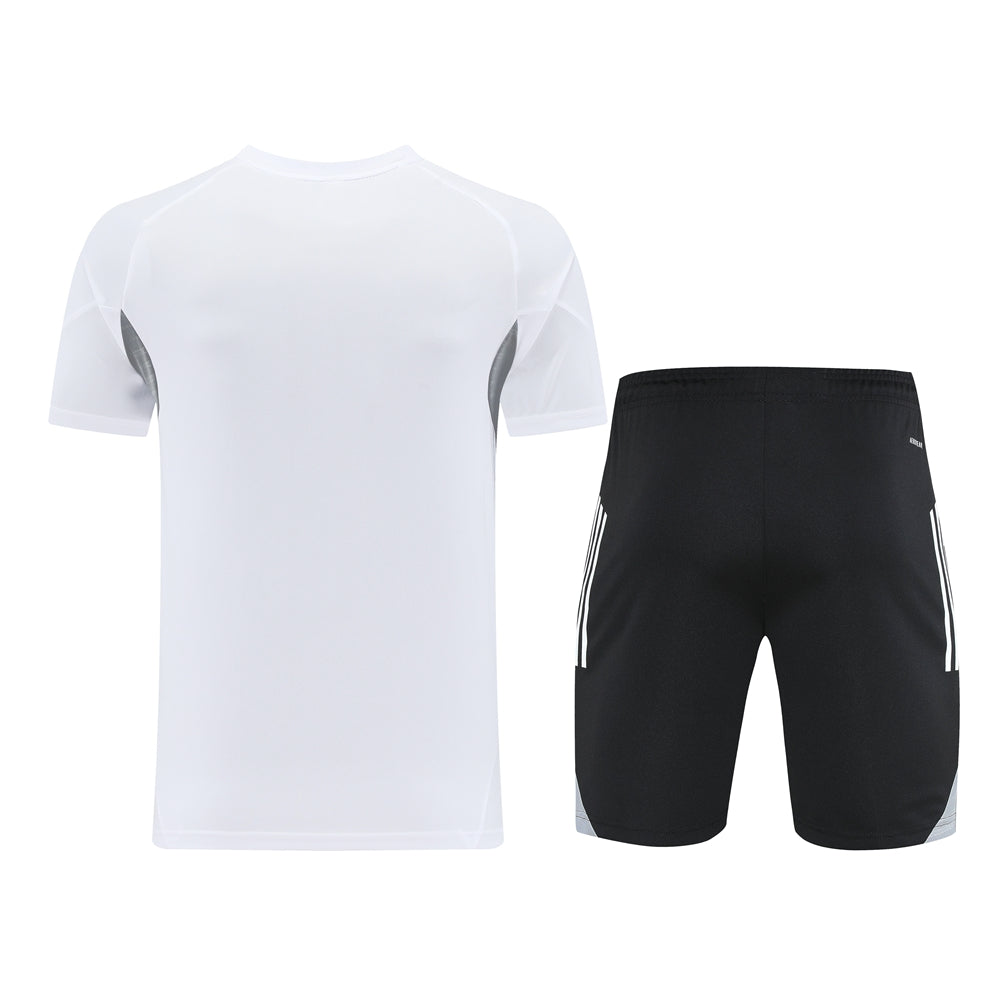 Adidas Short Sleeve Training Jersey Set - AD09- White/Black