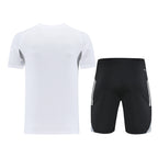 Adidas Short Sleeve Training Jersey Set - AD09- White/Black