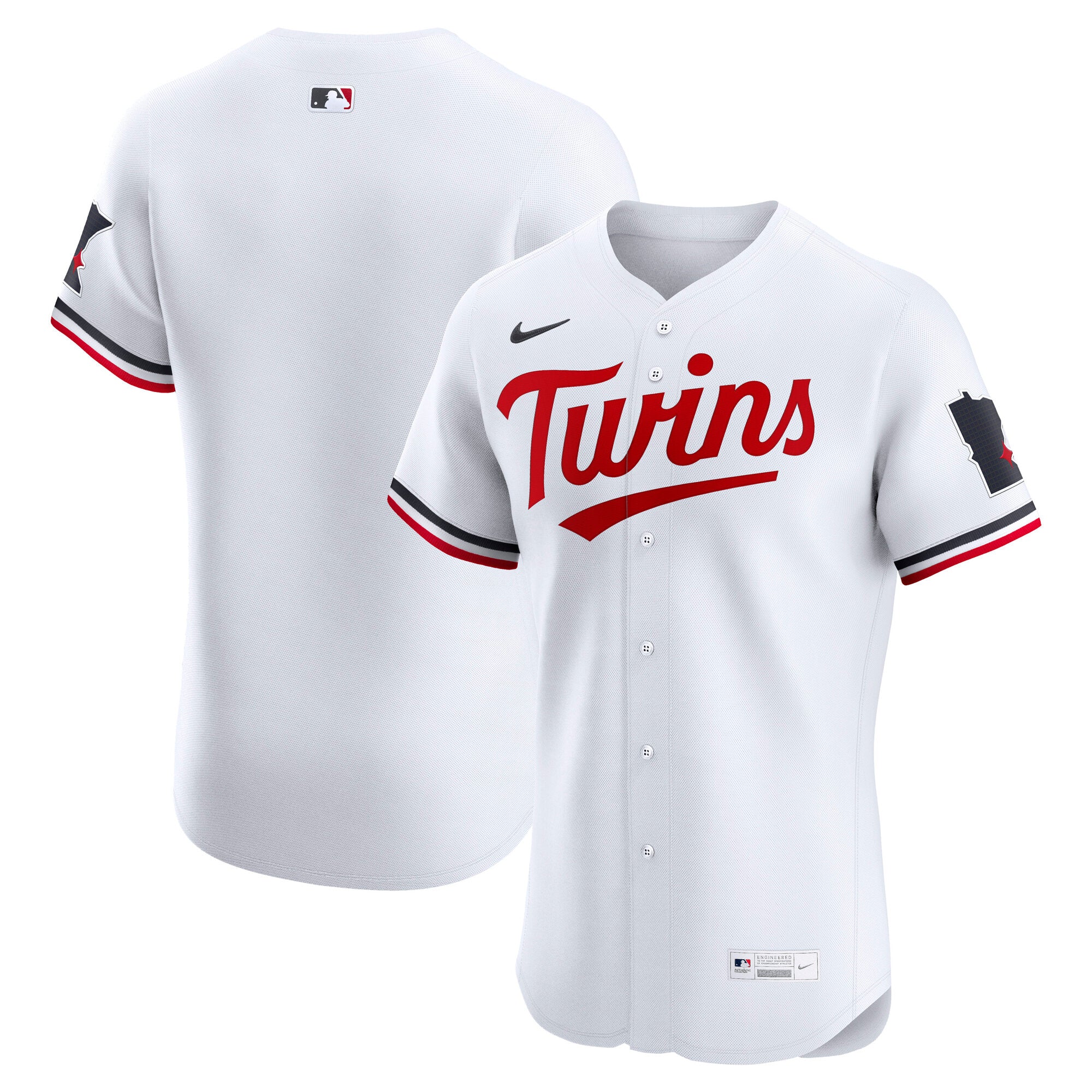 Minnesota Twins Nike Alternate 2 Elite Jersey - Navy/White