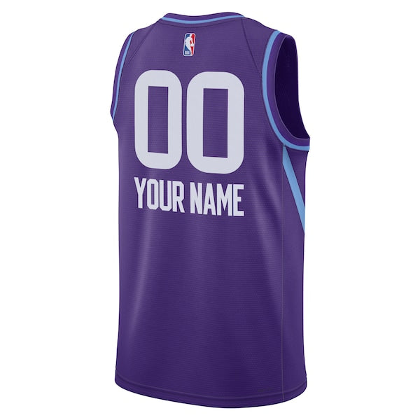 Utah Jazz Nike Unisex 2024/25 Custom Swingman Jersey - City Edition - Purple