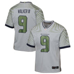 Kenneth Walker III Seattle Seahawks Nike Youth 2025 Rivalries Collection Game Jersey - Wolf Gray