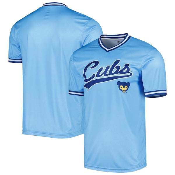 Chicago Cubs Stitches Cooperstown Collection Team Jersey - Light Blue