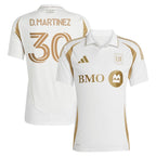 David Martinez LAFC adidas 2025 Secondary Replica Player Jersey - White