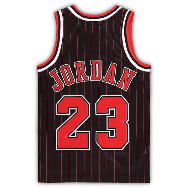 Michael Jordan Chicago Bulls Preschool 1996/97 Hardwood Classics Authentic Jersey - Black/Red/White