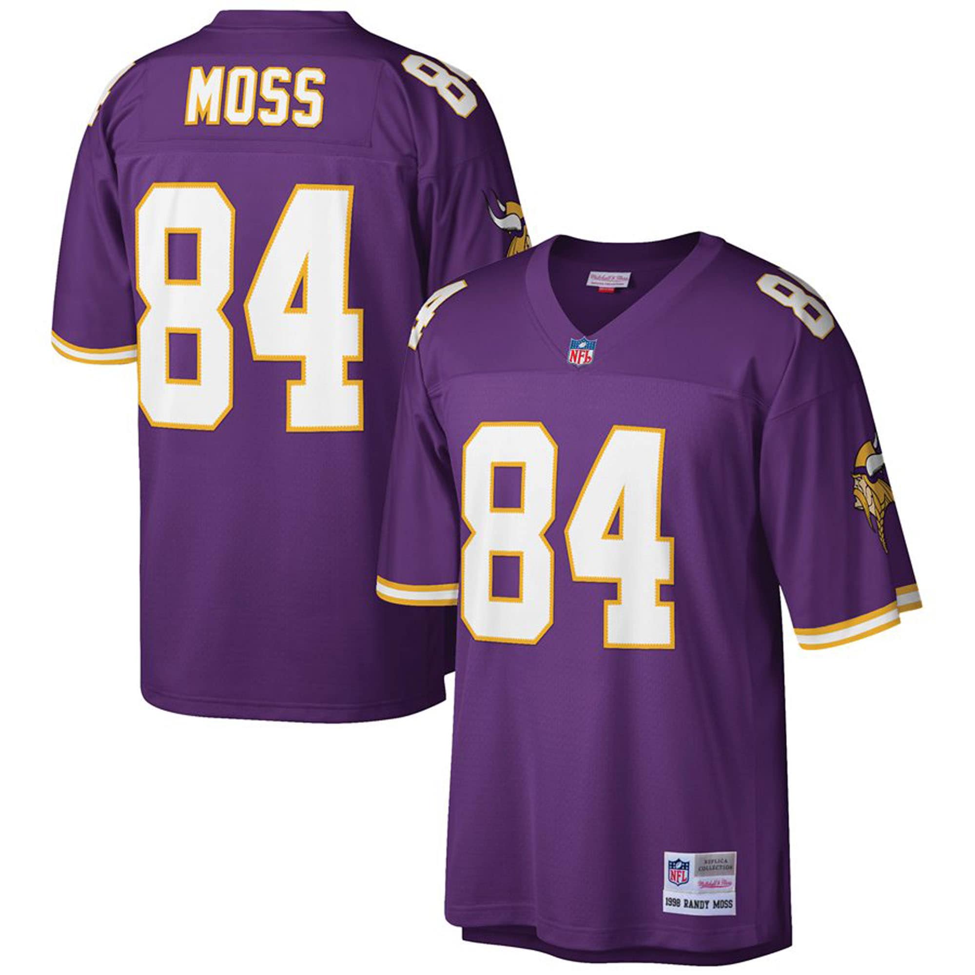 Randy Moss Minnesota Vikings Big & Tall 1998 Legacy Retired Player Jersey - White/Purple