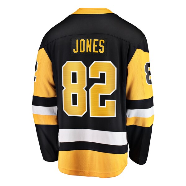 Caleb Jones Pittsburgh Penguins  Home Breakaway Jersey - Black