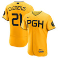 Roberto Clemente Pittsburgh Pirates Nike 2023 City Connect Authentic Player Jersey - Gold