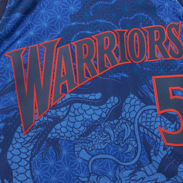 Baron Davis Golden State Warriors 2006/07 Hardwood Classics Asian Heritage 6.0 Swingman Throwback Player Jersey - Royal