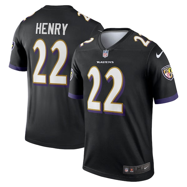 Derrick Henry Baltimore Ravens Nike Alternate Legend Jersey - Black/Purple