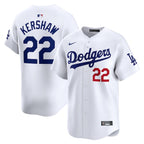 Clayton Kershaw Los Angeles Dodgers Nike Home Limited Player Jersey - White/Gray