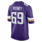 Dan Feeney Minnesota Vikings Nike Team Game Jersey -  Purple