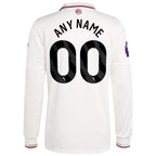 Arsenal adidas 2025/26 Third Authentic Long Sleeve Jersey - White/Blue/Red