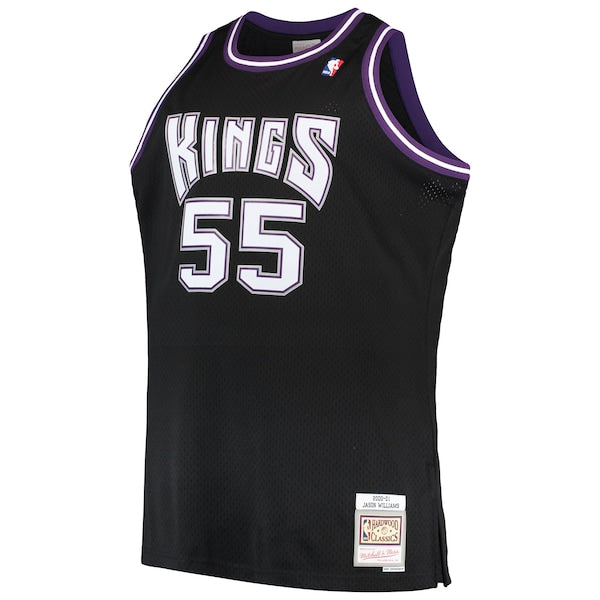 Jason Williams Sacramento Kings Big & Tall 2000/01 Hardwood Classics Swingman Jersey - Black