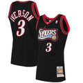 Allen Iverson Philadelphia 76ers  1997/98 Hardwood Classics Authentic Jersey - Black