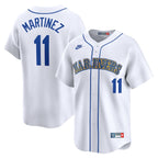 Edgar Martinez Seattle Mariners Nike Throwback Cooperstown Limited Jersey - White