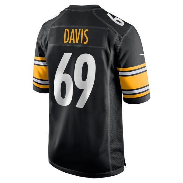Domenique Davis Pittsburgh Steelers Nike  Game Jersey -  Black