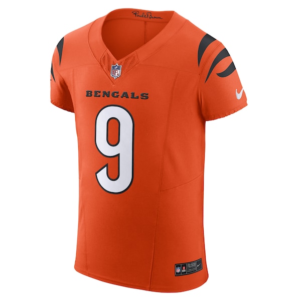 Joe Burrow Cincinnati Bengals Nike Vapor F.U.S.E. Elite Jersey - Orange
