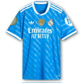 Los Merengues adidas 2025/26 Third Authentic Jersey - Blue