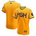 Pittsburgh Pirates Nike City Connect Elite Jersey - Gold