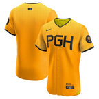 Pittsburgh Pirates Nike City Connect Elite Jersey - Gold