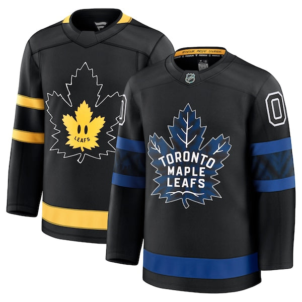 Toronto Maple Leafs x drew house  Alternate Premium Custom Jersey - Black/Blue/White