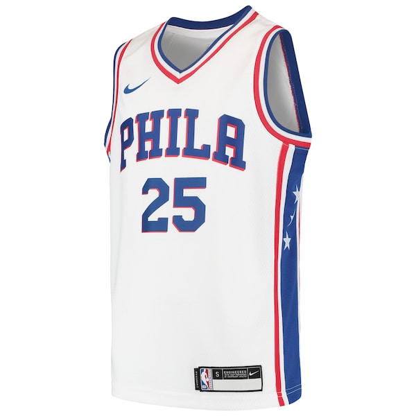 Ben Simmons Philadelphia 76ers Nike Youth Swingman Jersey - White/Royal