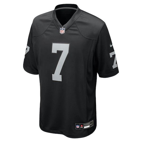 Geno Smith Las Vegas Raiders Nike Youth Game Player Jersey - Black