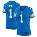 Number 1 Mom Detroit Lions Nike Game Jersey - Blue