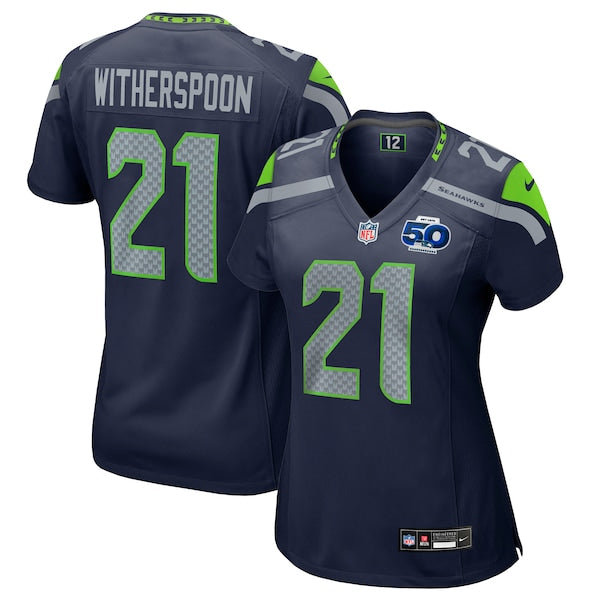 Devon Witherspoon Seattle Seahawks Nike Women's Team 50th Season Game Jersey - College Navy/Royal