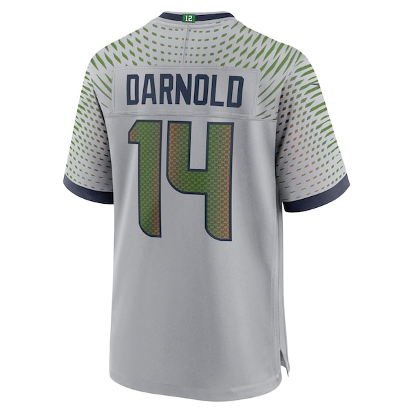 Sam Darnold Seattle Seahawks Nike 2025 Rivalries Collection Game Jersey - Wolf Gray