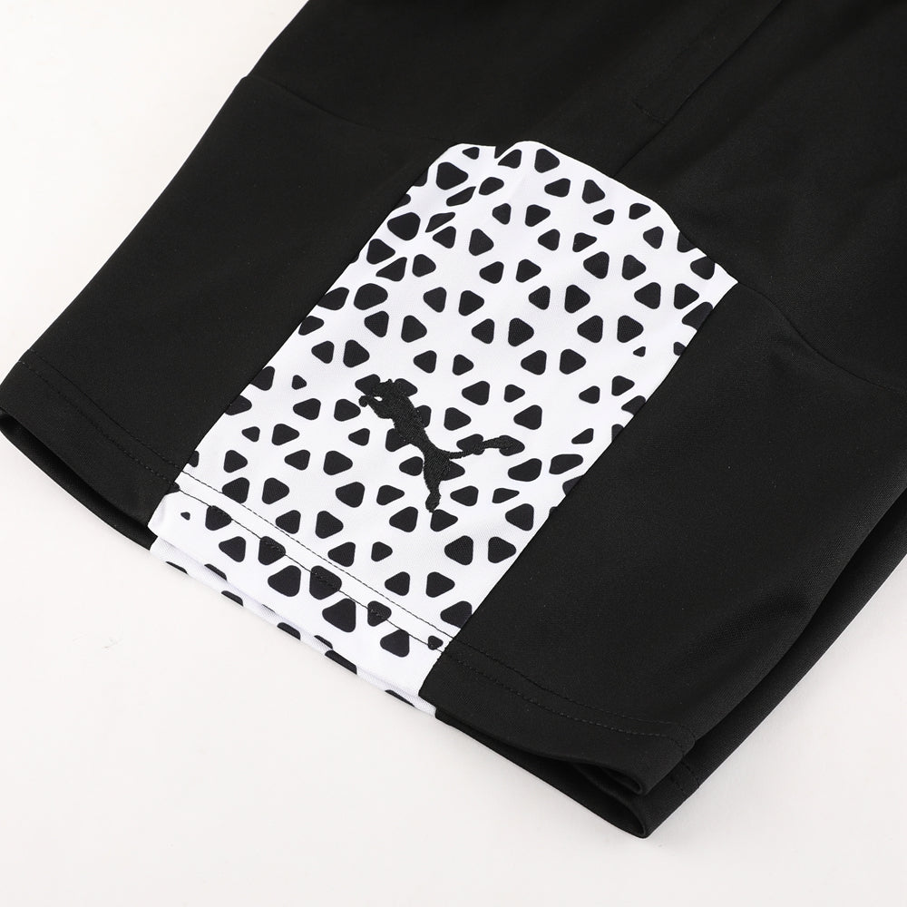 Puma Short Sleeve Training Jersey Set-PD02- Black/White