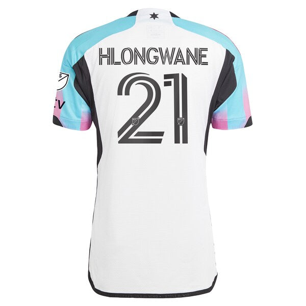 Bongokuhle Hlongwane Minnesota United FC adidas 2024 The Northern Lights Kit Authentic Jersey - White