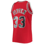 Scottie Pippen Chicago Bulls 1997/98 Hardwood Classics NBA 75th Anniversary Diamond Swingman Jersey - Red