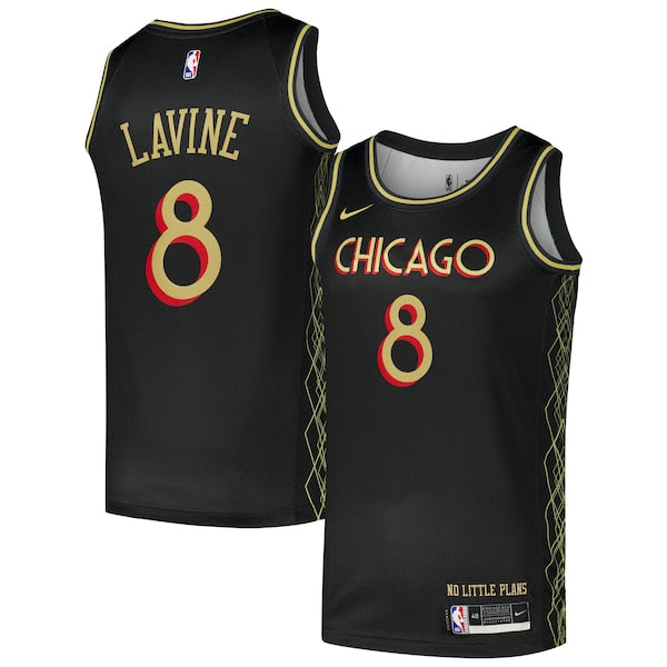 Zach LaVine Chicago Bulls Nike Swingman Player Jersey - City Edition - Black