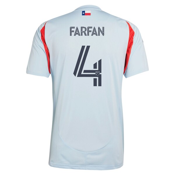 Marco Farfan FC Dallas adidas 2025 The Inferno Kit Replica Player Jersey - Light Blue