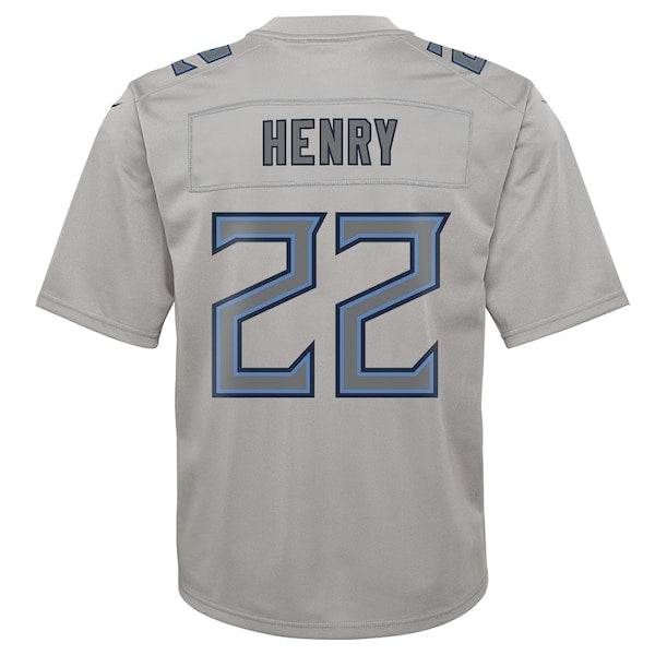 Derrick Henry Tennessee Titans Nike Youth Atmosphere Game Jersey - Gray