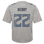 Derrick Henry Tennessee Titans Nike Youth Atmosphere Game Jersey - Gray