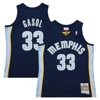 Marc Gasol Memphis Grizzlies  2008/09 Hardwood Classics Swingman Throwback Jersey - Navy