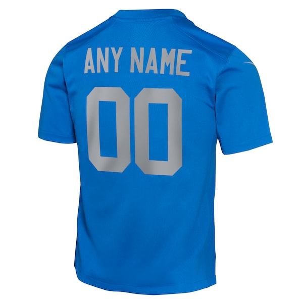 Detroit Lions Nike Youth Alternate Custom Game Jersey - Blue