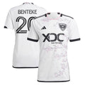 Christian Benteke D.C. United adidas 2024 The Cherry Blossom Kit Replica Player Jersey - White