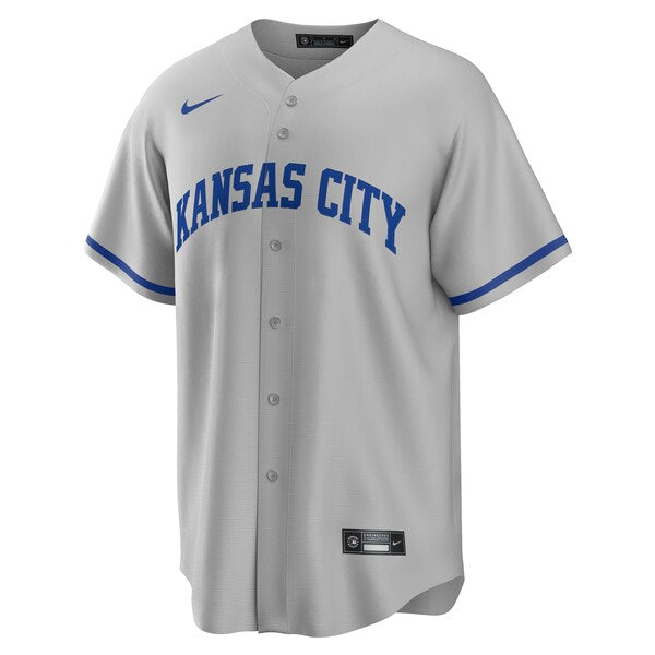 Bobby Witt Jr. Kansas City Royals Nike Road Replica Jersey - Gray/Rush Blue/White