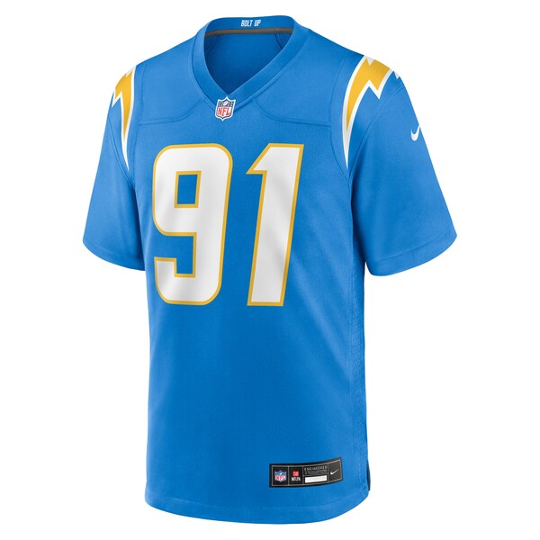 Da'Shawn Hand Los Angeles Chargers Nike Team Game Jersey -  Powder Blue