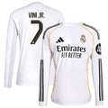 Vini Jr. Los Merengues adidas 2025/26 Home Replica Jersey - White/Blue