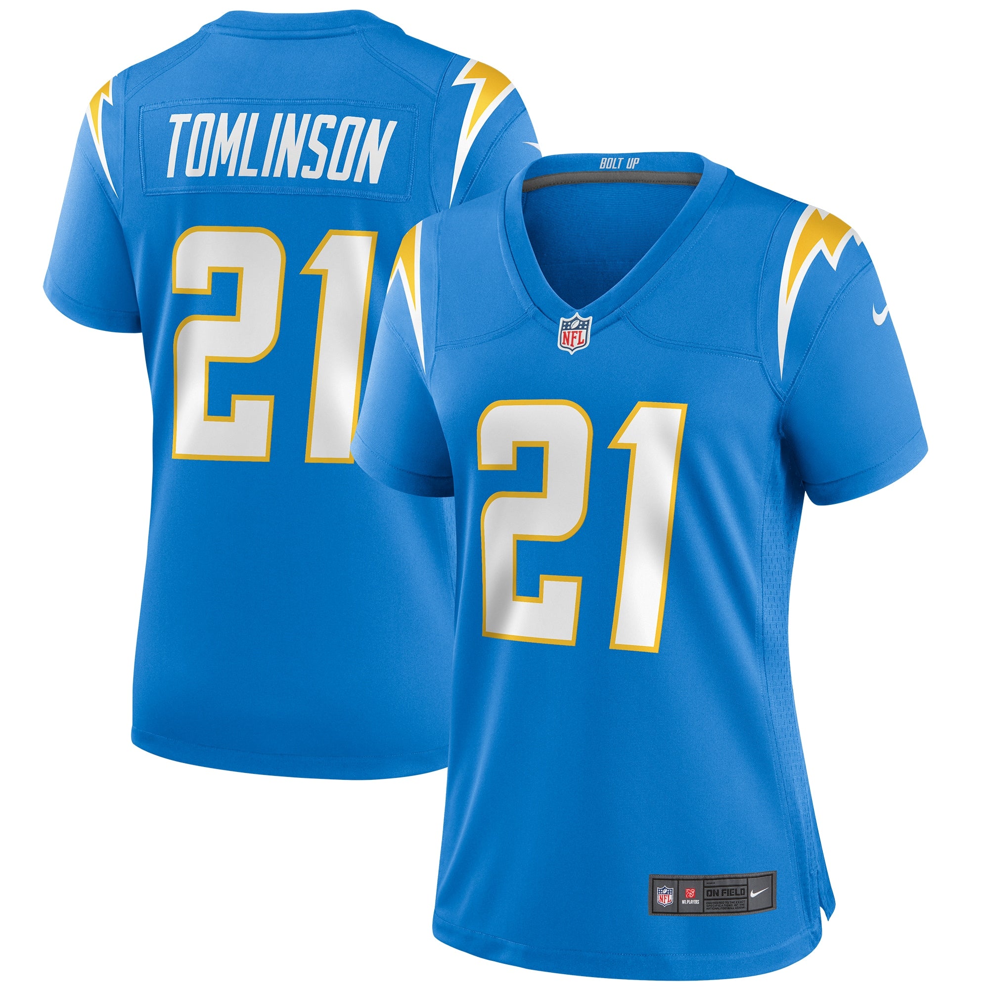 LaDainian Tomlinson Los Angeles Chargers Nike Women's Retired Game Jersey - Royal/Navy/Powder Blue