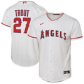 Mike Trout Los Angeles Angels Nike Youth Home Replica Player Jersey - White