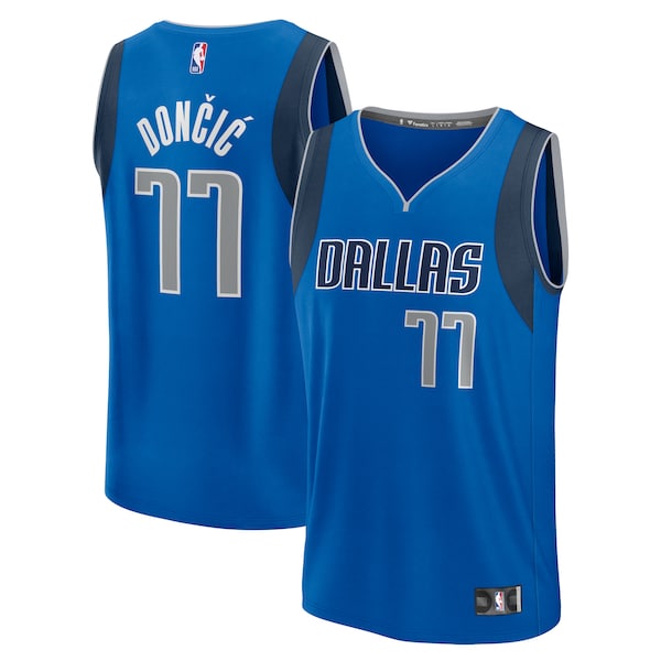 Luka Dončić Dallas Mavericks  Youth Fast Break Replica Player Jersey - Icon Edition - Blue