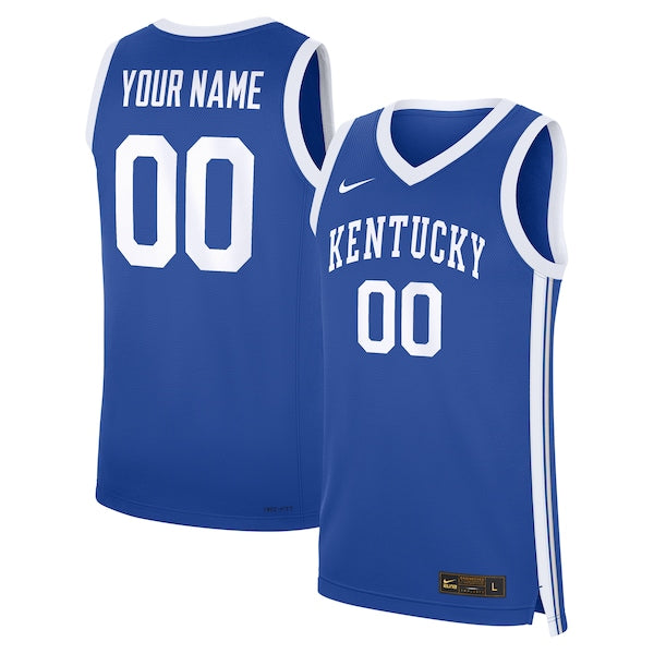 Kentucky Wildcats Nike Custom Replica Basketball Jersey - Royal