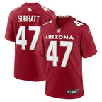 Sage Surratt Arizona Cardinals Nike Team Game Jersey -  Cardinal