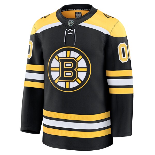 Boston Bruins  Home Premium Custom Jersey - Black/White