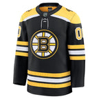 Boston Bruins  Home Premium Custom Jersey - Black/White